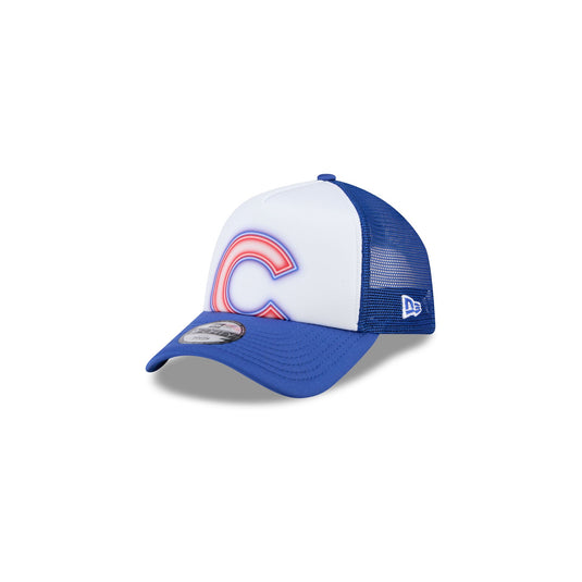 Chicago Cubs Kids Painted 9FORTY A-Frame Trucker Hat - New Era Cap
