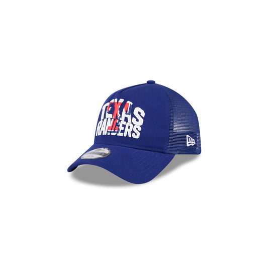 Texas Rangers Kids Chalk 9FORTY A-Frame Trucker Hat - New Era Cap