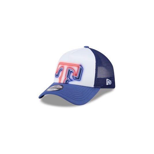 Texas Rangers Kids Painted 9FORTY A-Frame Trucker Hat - New Era Cap