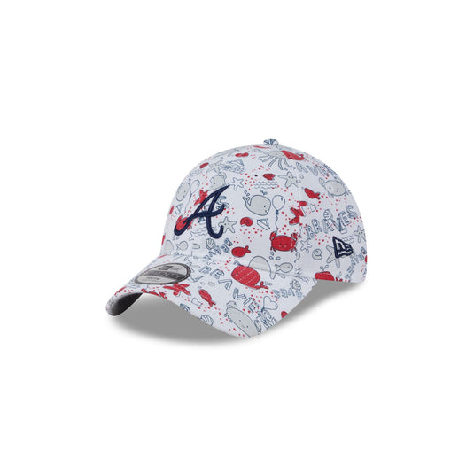 Atlanta Braves Kids Ocean 9TWENTY Adjustable Hat - New Era Cap