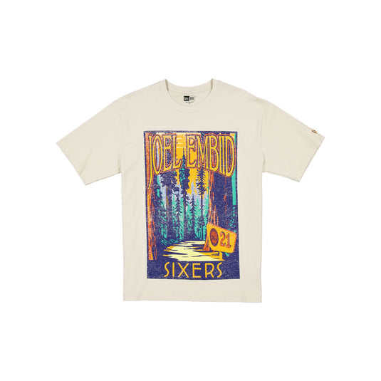 Philadelphia 76ers 2025 All-Star Game Victory Grove Joel Embiid T-Shirt - New Era Cap