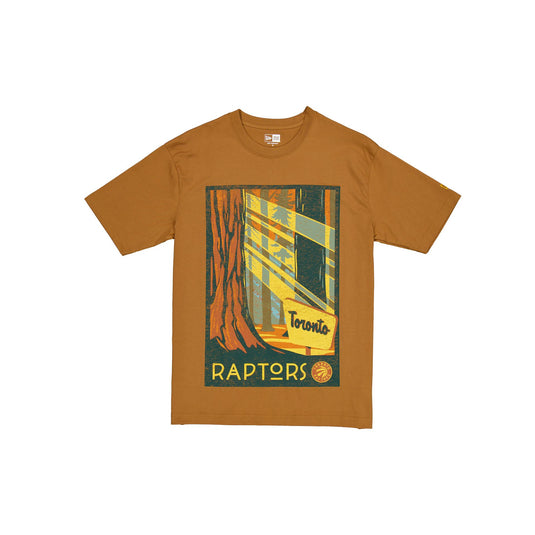 Toronto Raptors 2025 All-Star Game Victory Grove Light Bronze T-Shirt - New Era Cap