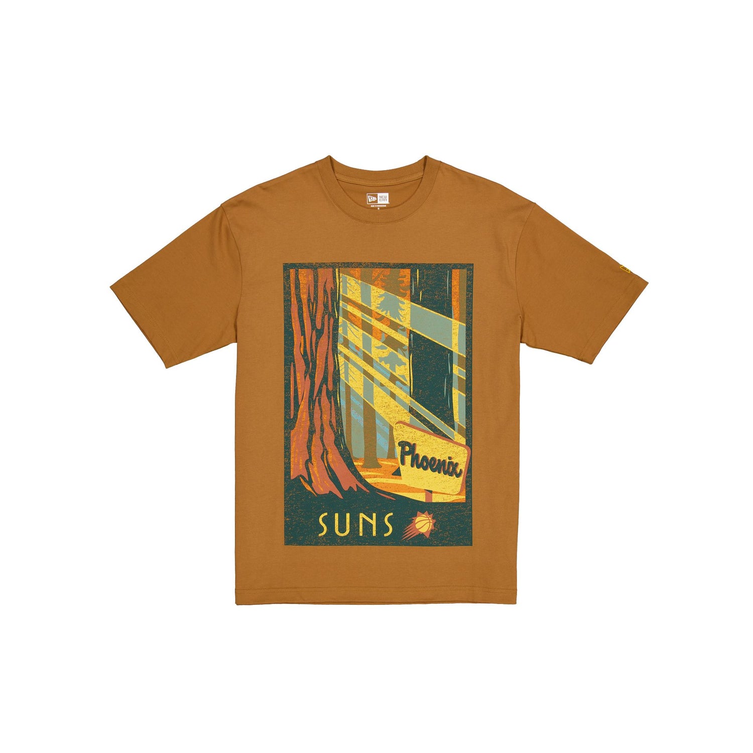 Phoenix Suns 2025 All-Star Game Victory Grove Light Bronze T-Shirt