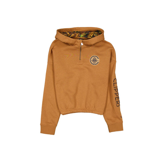 Los Angeles Clippers 2025 All-Star Game Victory Grove Women's Light Bronze Hoodie - New Era Cap