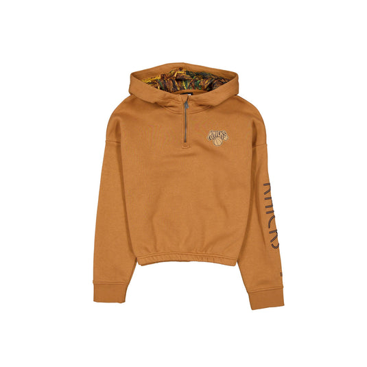 New York Knicks 2025 All-Star Game Victory Grove Women's Light Bronze Hoodie - New Era Cap