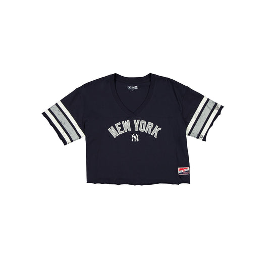 New York Yankees Throwback Cropped Women's T-Shirt - New Era Cap