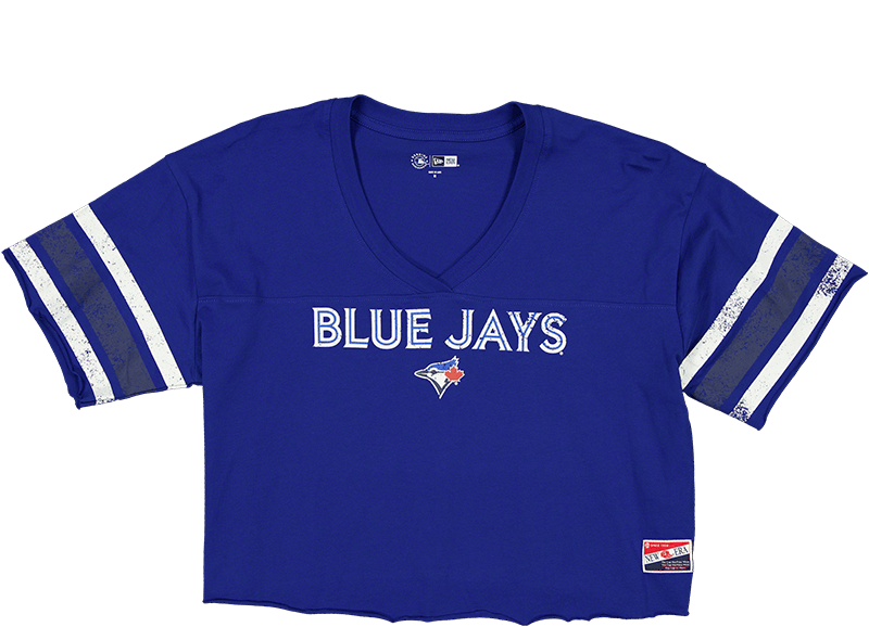 Toronto Blue Jays Throwback Cropped Women's T-Shirt