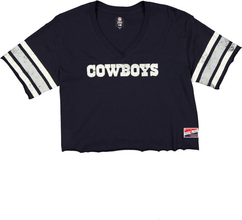 Dallas Cowboys Throwback Cropped Women's T-Shirt