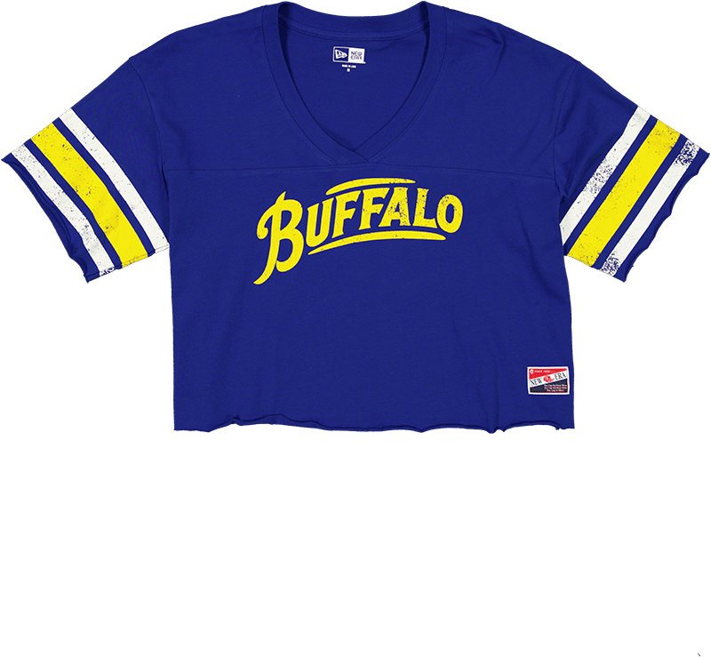 Buffalo Sabres Throwback Cropped Women's T-Shirt