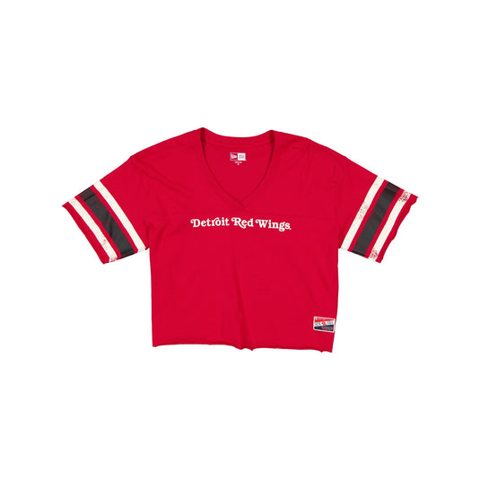 Detroit Red Wings Throwback Cropped Women's T-Shirt - New Era Cap