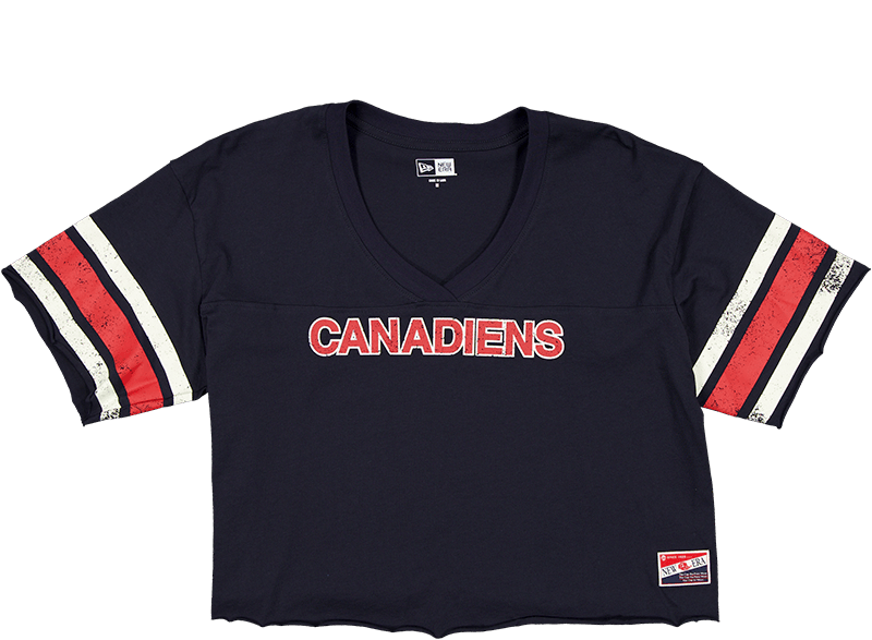 Montreal Canadiens Throwback Cropped Women's T-Shirt