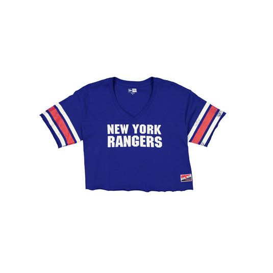 New York Rangers Throwback Cropped Women's T-Shirt - New Era Cap