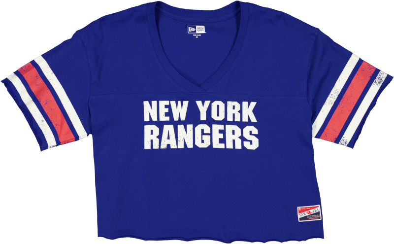 New York Rangers Throwback Cropped Women's T-Shirt