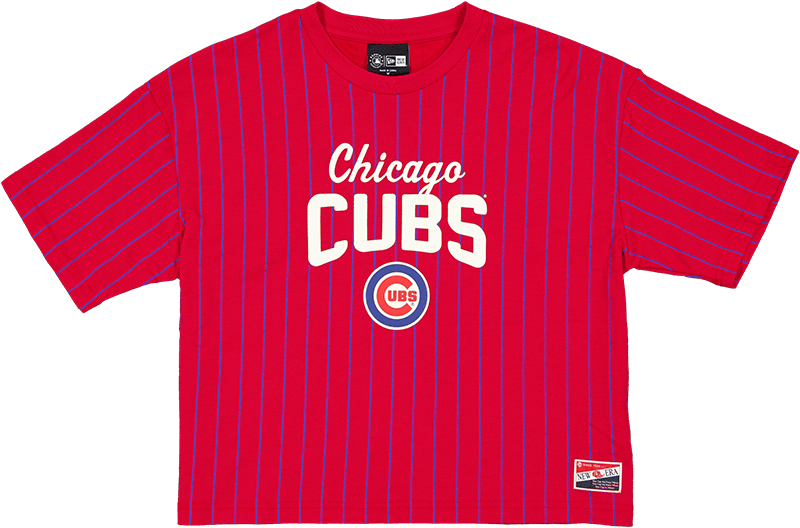 Chicago Cubs Throwback Pinstripe Women's T-Shirt