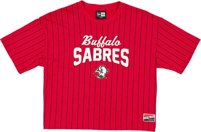 Buffalo Sabres Alternate Throwback Pinstripe Women's T-Shirt