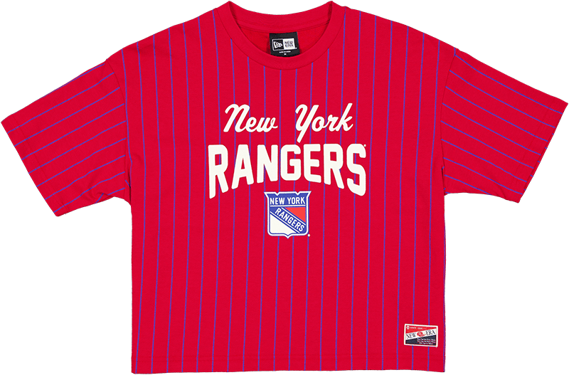 New York Rangers Throwback Pinstripe Women's T-Shirt