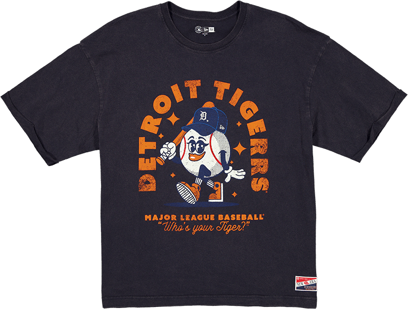 Detroit Tigers Throwback Character Women's T-Shirt