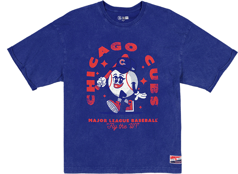 Chicago Cubs Throwback Character Women's T-Shirt