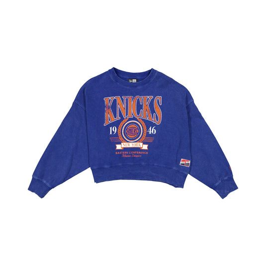 New York Knicks Throwback Women's Crewneck - New Era Cap