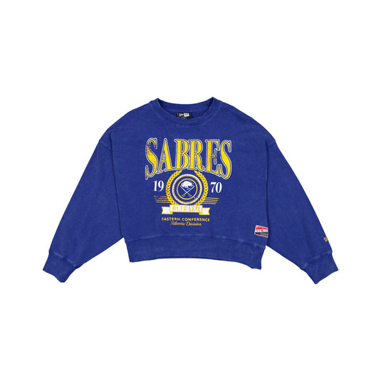 Buffalo Sabres Throwback Women's Crewneck - New Era Cap