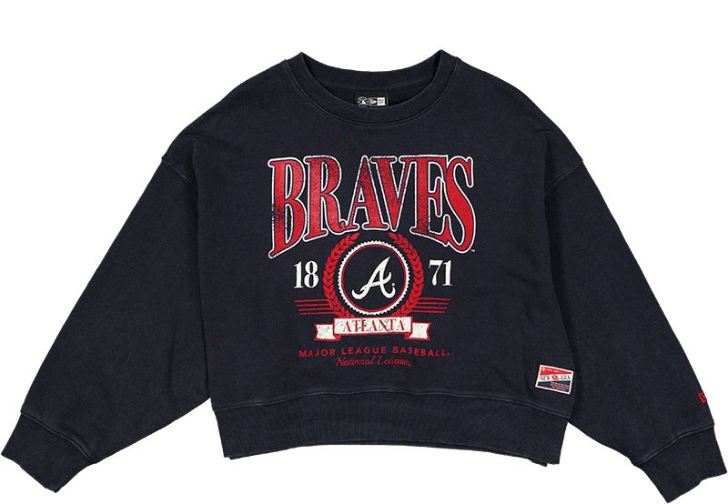 Atlanta Braves Throwback Women's Crewneck