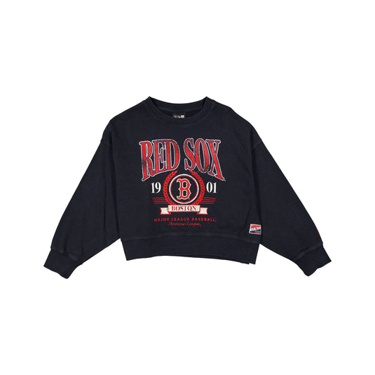 Boston Red Sox Throwback Women's Crewneck - New Era Cap