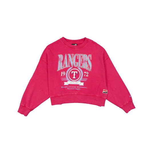 Texas Rangers Throwback Women's Crewneck - New Era Cap