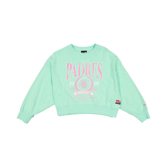 San Diego Padres Throwback Women's Crewneck - New Era Cap