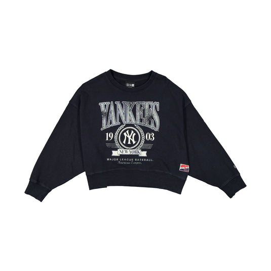 New York Yankees Throwback Women's Crewneck - New Era Cap