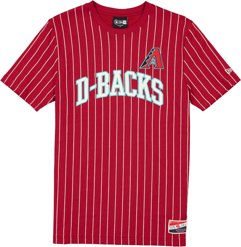 Arizona Diamondbacks Throwback Pinstripe Wordmark T-Shirt