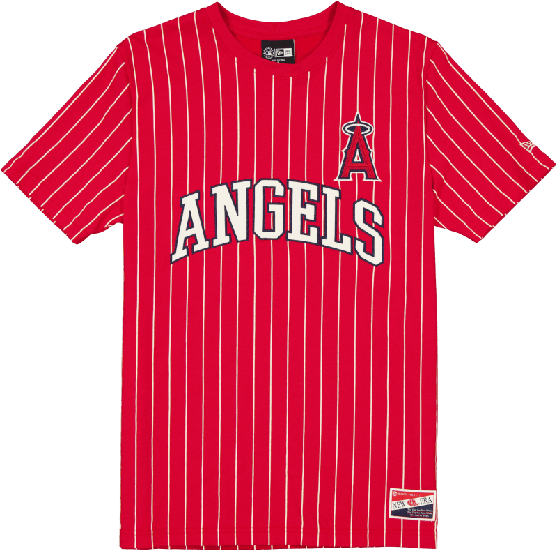 Los Angeles Angels Throwback Pinstripe Wordmark T-Shirt