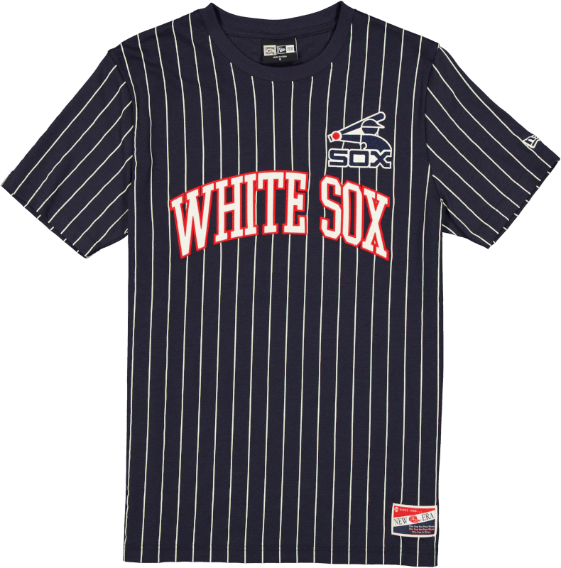 Chicago White Sox Throwback Pinstripe Wordmark T-Shirt