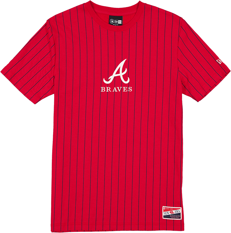 Atlanta Braves Throwback Pinstripe T-Shirt