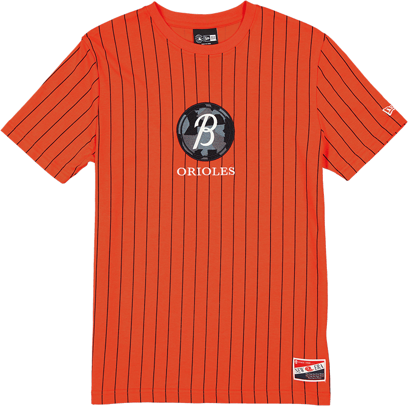 Baltimore Orioles Cooperstown Throwback Pinstripe T-Shirt