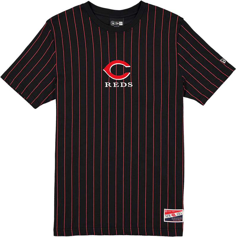 Cincinnati Reds Throwback Pinstripe T-Shirt