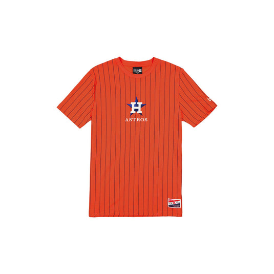 Houston Astros Throwback Pinstripe T-Shirt - New Era Cap