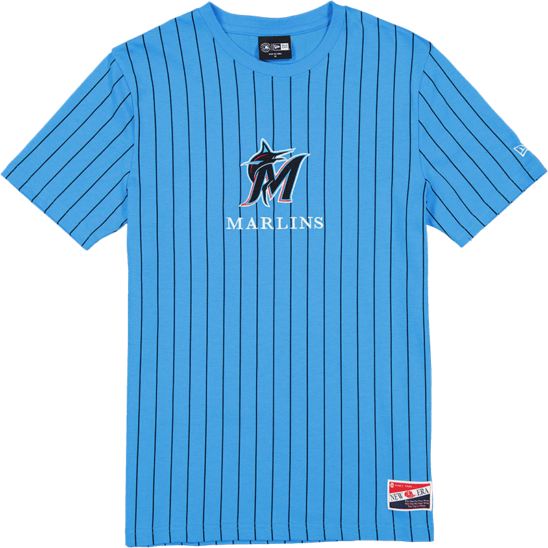 Miami Marlins Throwback Pinstripe T-Shirt