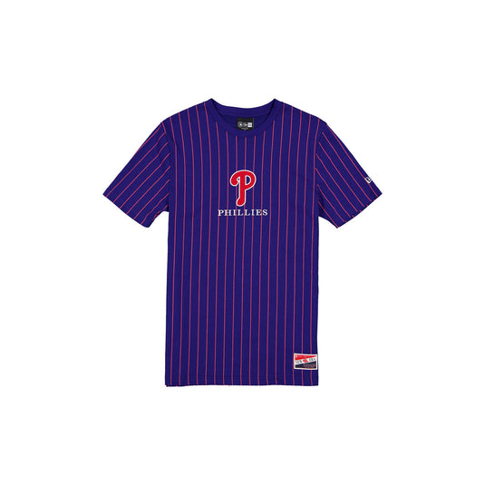 Philadelphia Phillies Throwback Pinstripe T-Shirt - New Era Cap