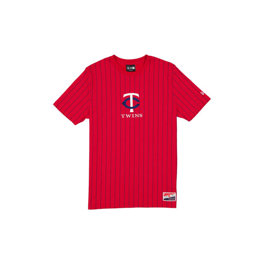 Minnesota Twins Throwback Pinstripe T-Shirt - New Era Cap