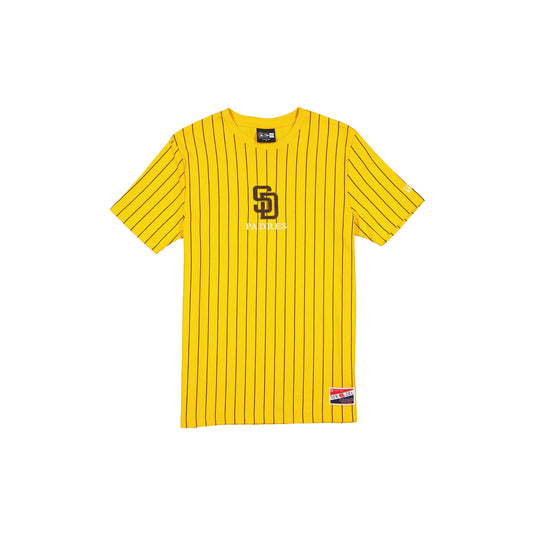 San Diego Padres Throwback Pinstripe T-Shirt - New Era Cap