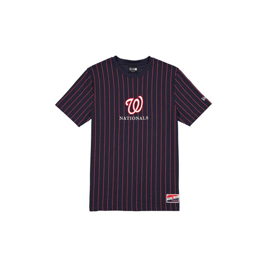 Washington Nationals Throwback Pinstripe T-Shirt - New Era Cap