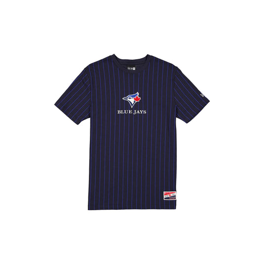 Toronto Blue Jays Throwback Pinstripe T-Shirt - New Era Cap