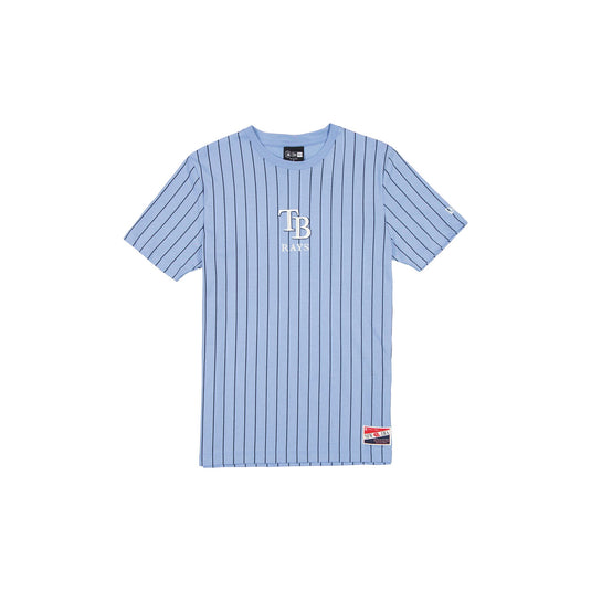 Tampa Bay Rays Throwback Pinstripe T-Shirt - New Era Cap