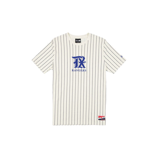 Texas Rangers Cooperstown Throwback Pinstripe T-Shirt - New Era Cap