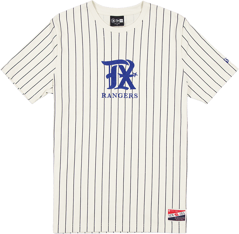 Texas Rangers Cooperstown Throwback Pinstripe T-Shirt