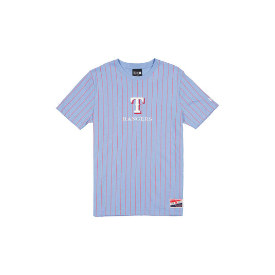 Texas Rangers Throwback Pinstripe T-Shirt - New Era Cap