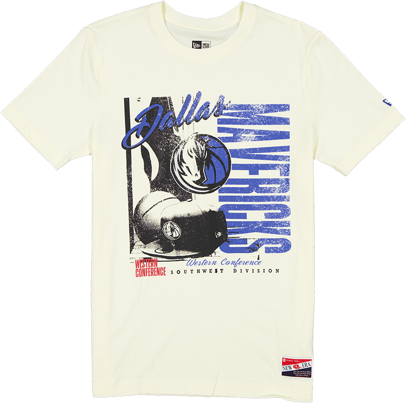 Dallas Mavericks Throwback White T-Shirt