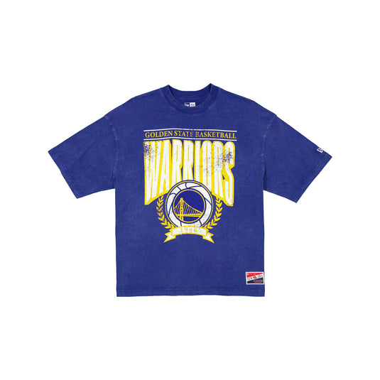 Golden State Warriors Throwback Boxy T-Shirt - New Era Cap
