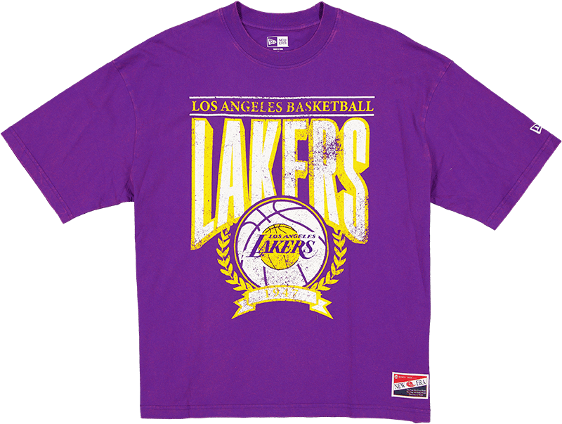 Los Angeles Lakers Throwback Boxy T-Shirt