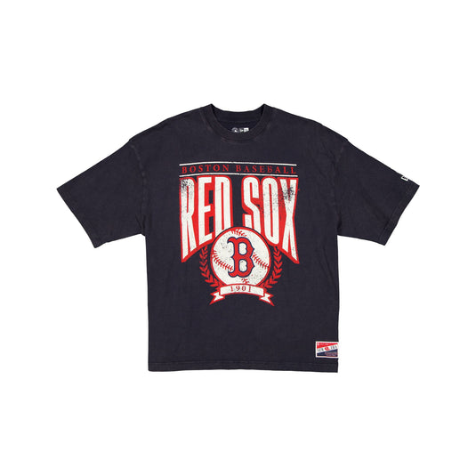 Boston Red Sox Throwback Boxy T-Shirt - New Era Cap